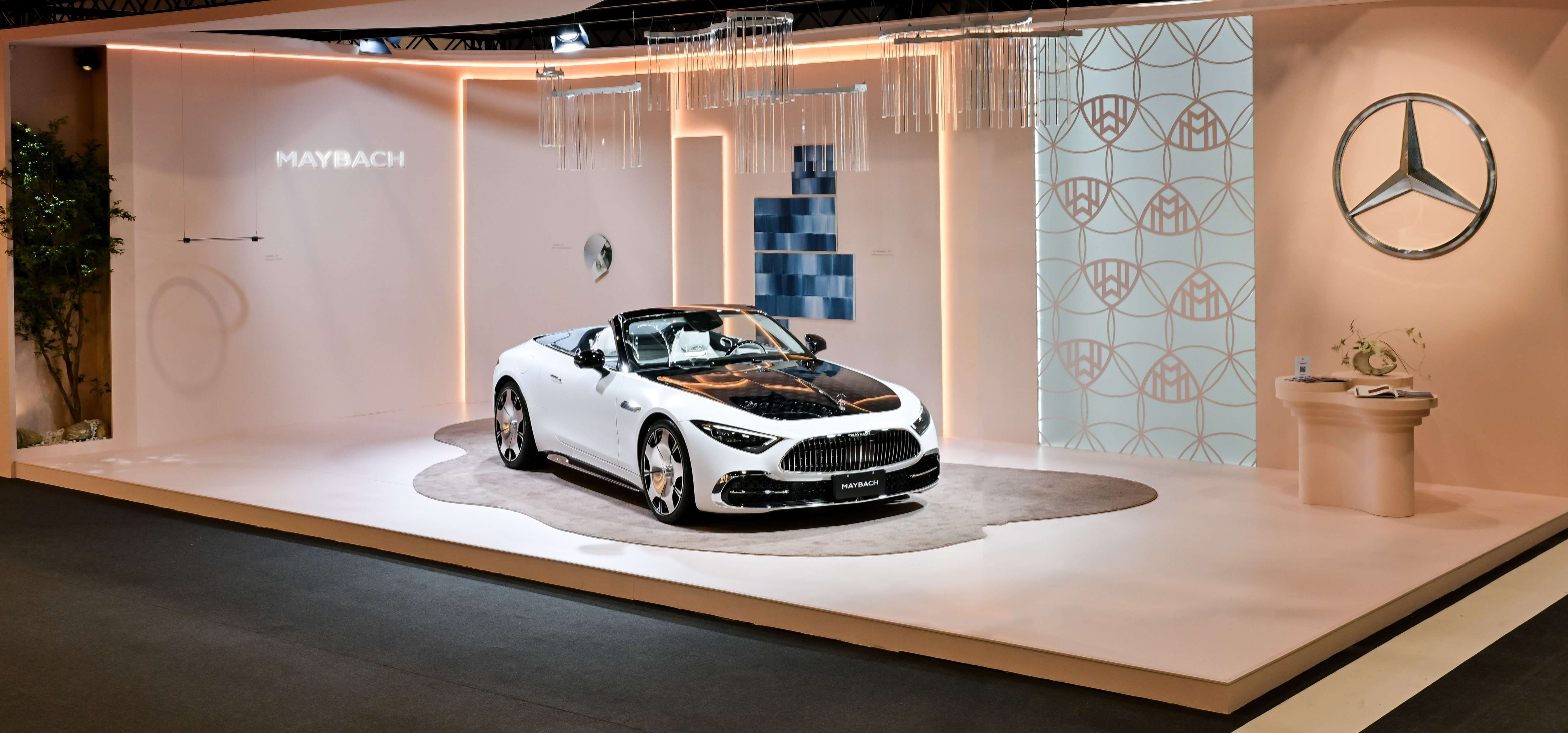 圖3、首款 Mercedes-Maybach 雙坐敞篷跑車自 2025 年 10 月 24 日於 ART TAIPEI 台北國際藝術博覽會展出。